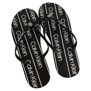 Calvin Klein Black Flip Flops